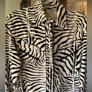 VTG Velour Western Shirt Medium